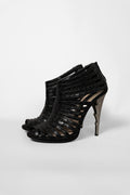 John Richmond - Leather Chrome Heels