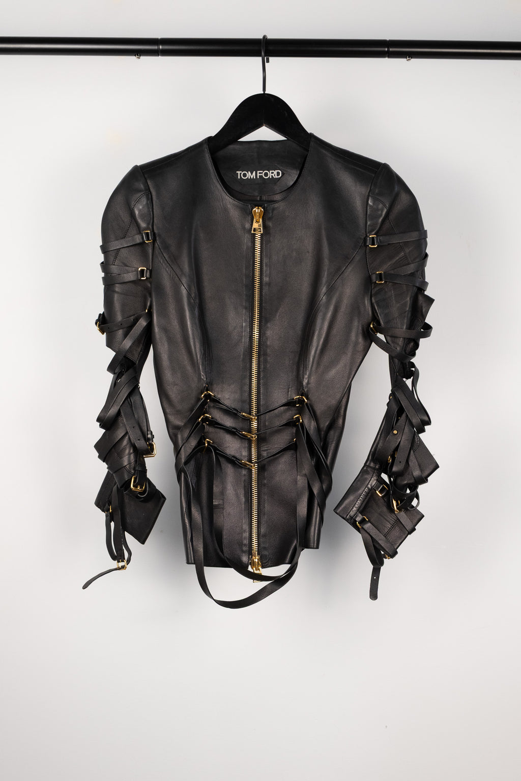 Tom Ford Spring Summer 2013 - Cutout Leather Jacket