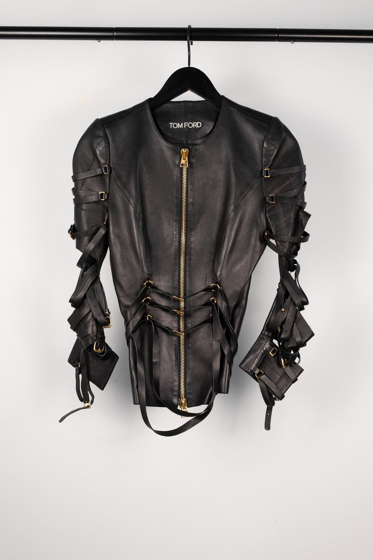 Tom Ford Spring Summer 2013 - Cutout Leather Jacket