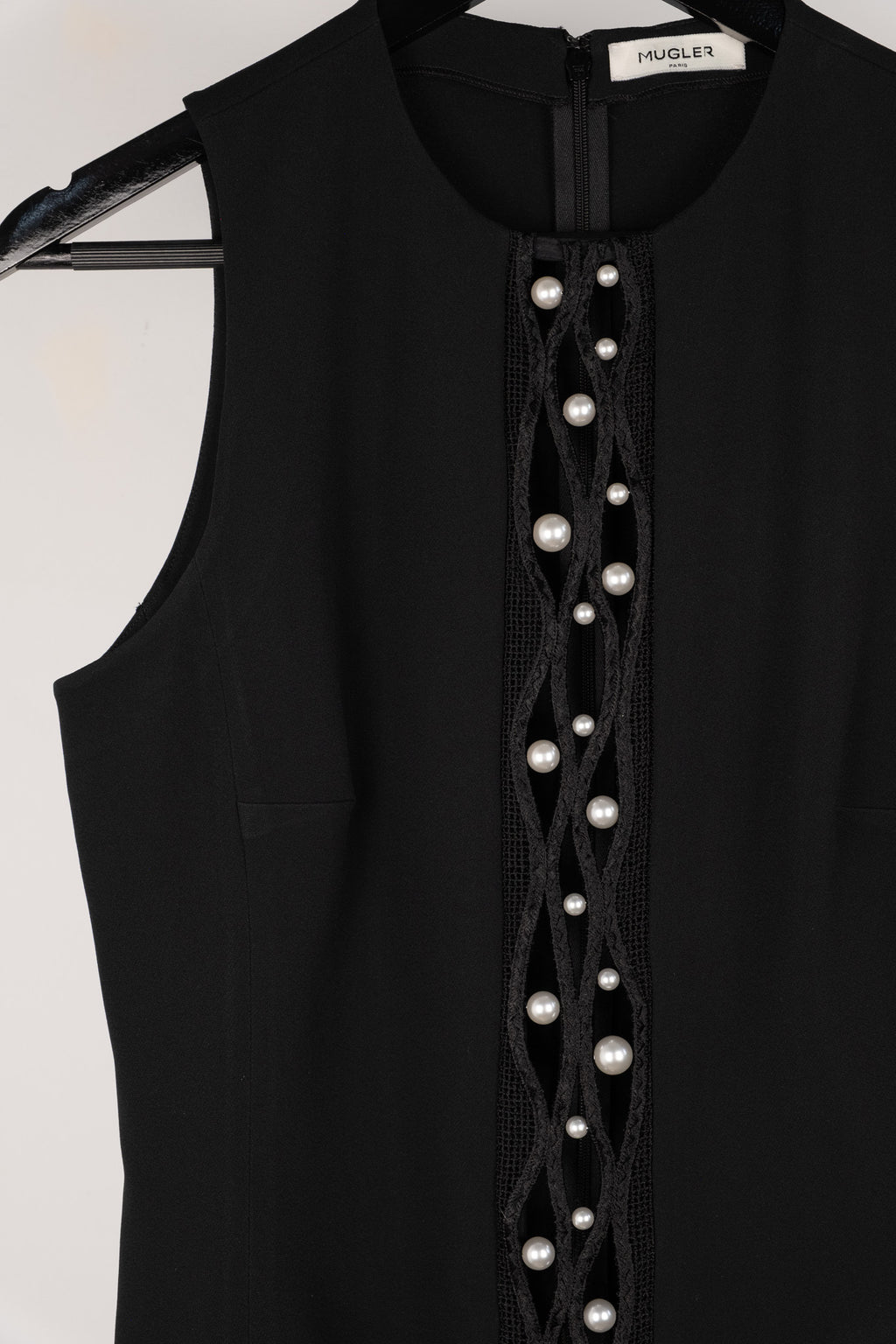 Mugler Resort 2016 - Pearl Embellished Top