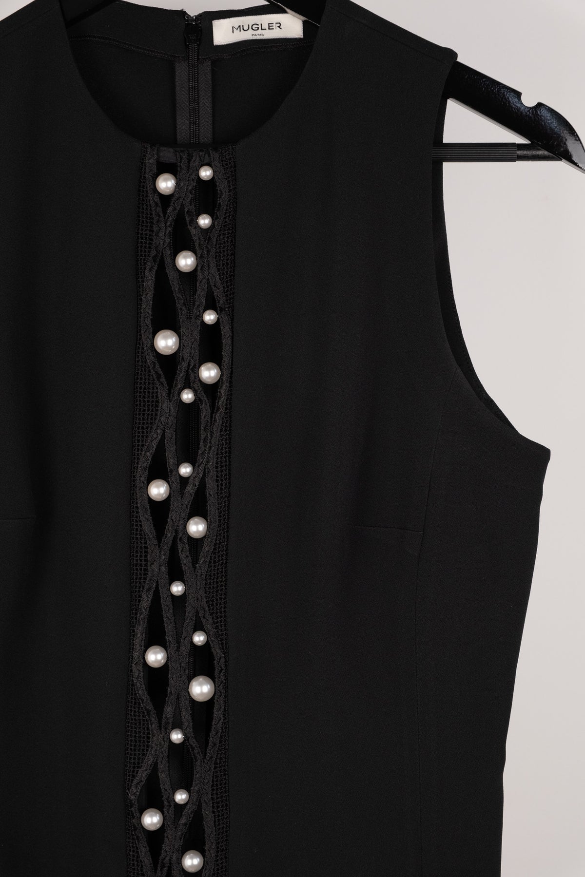 Mugler Resort 2016 - Pearl Embellished Top