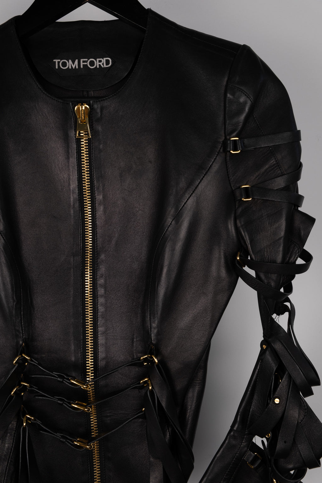 Tom Ford Spring Summer 2013 - Cutout Leather Jacket