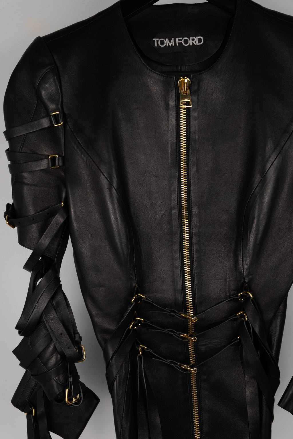 Tom Ford Spring Summer 2013 - Cutout Leather Jacket