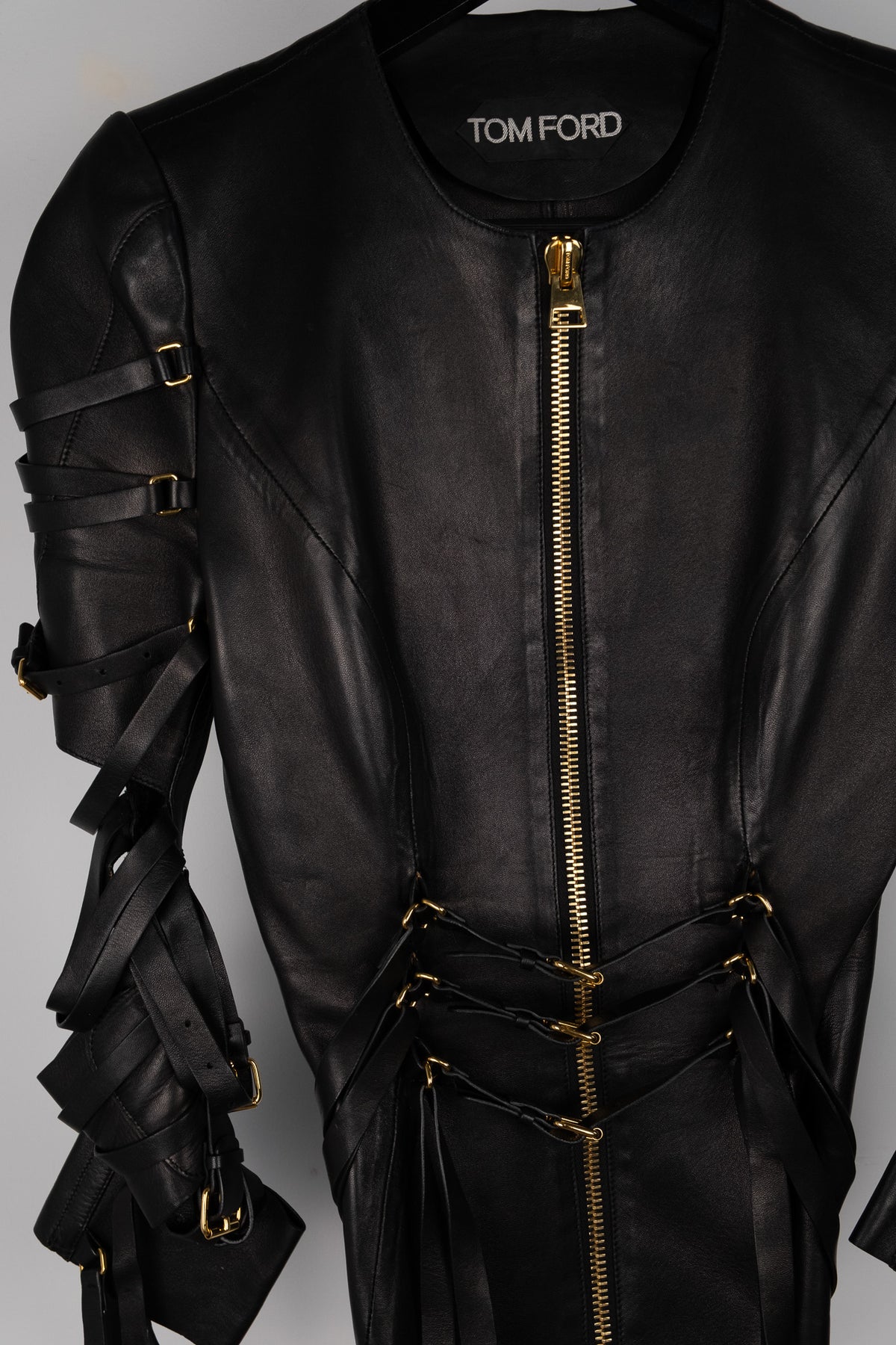 Tom Ford Spring Summer 2013 - Cutout Leather Jacket