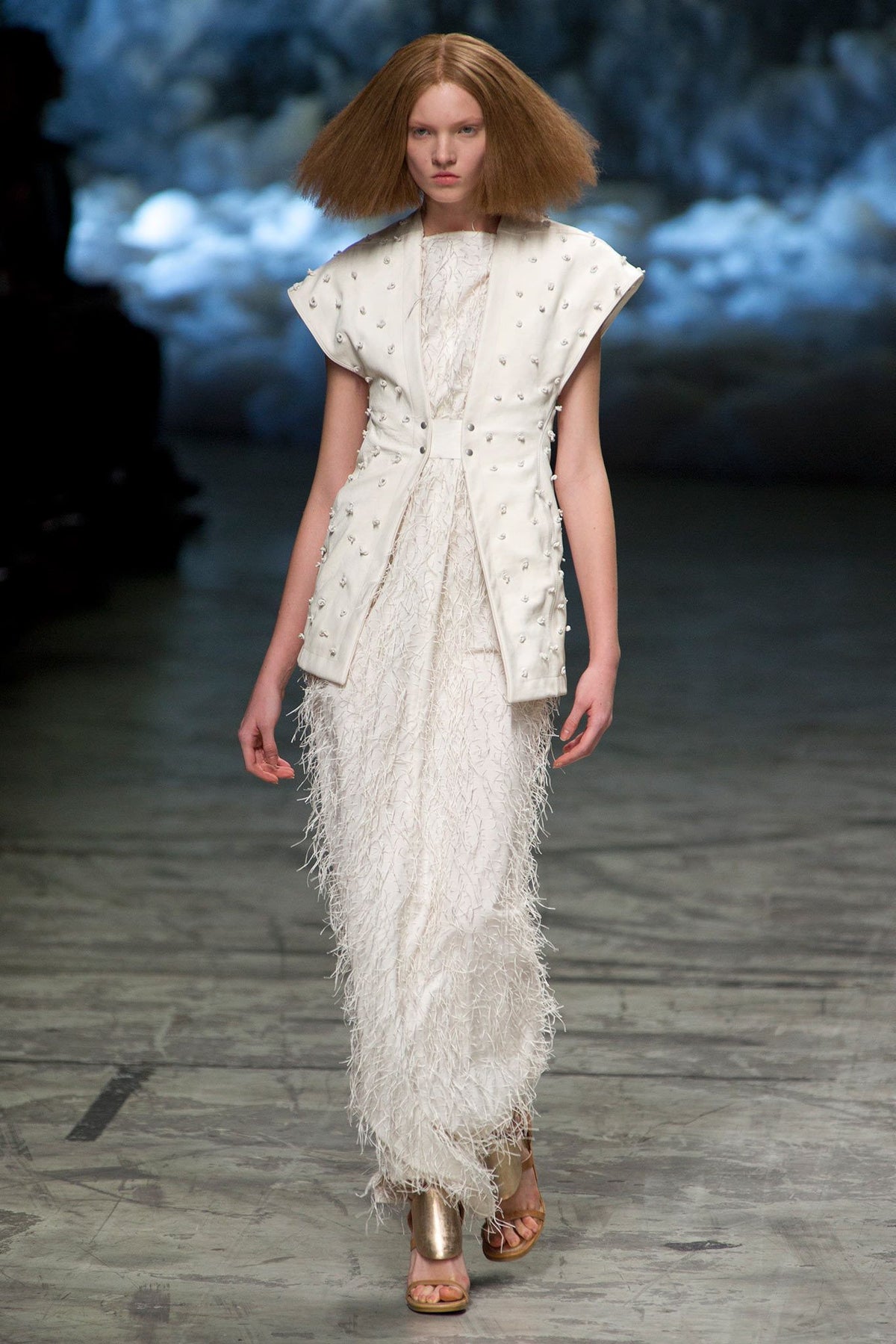 Rick Owens Spring/Summer 2013 Island - Runway Vest
